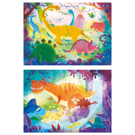 Clementoni puzzle dinosauri divertenti, 2x20pz.