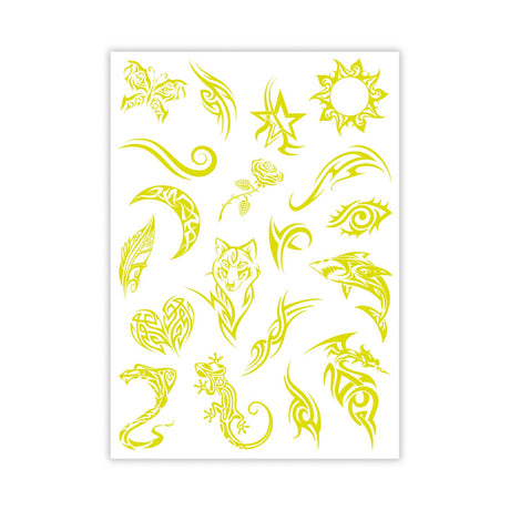 Clementoni Crazy Chic - Tatuaggi urbani Glow In the Dark