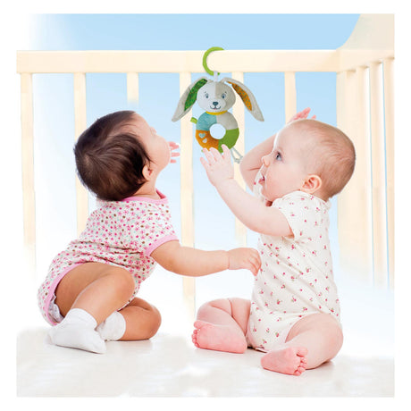 Clementoni baby adorabile coniglietto a sonaglino morbido
