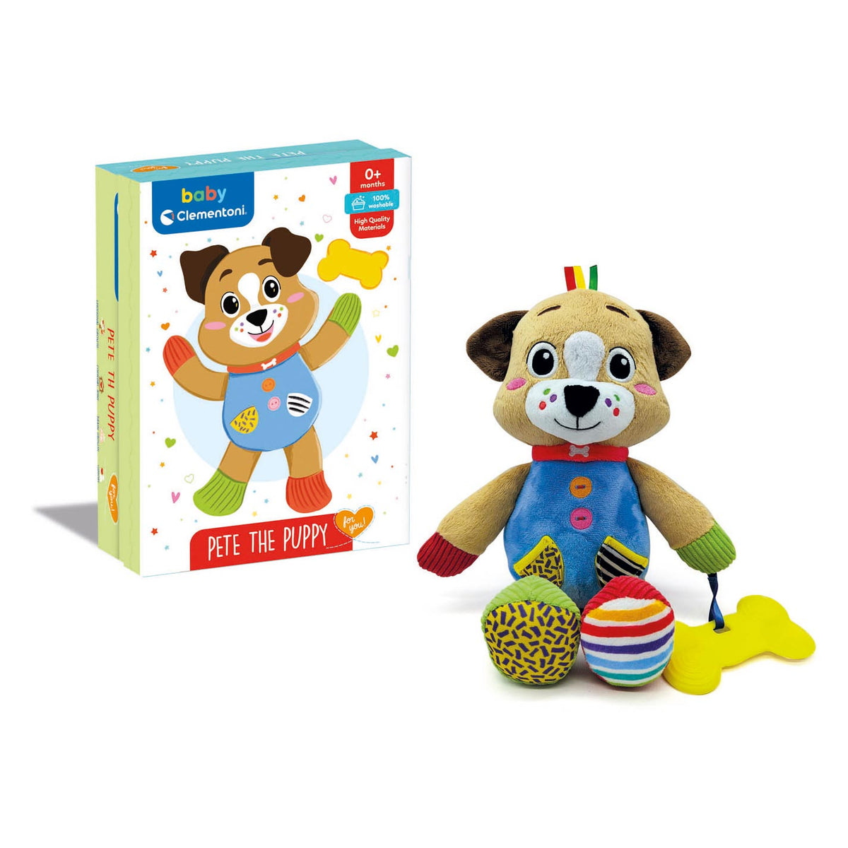 Clementoni baby pluchen coccole pete de cucciolo
