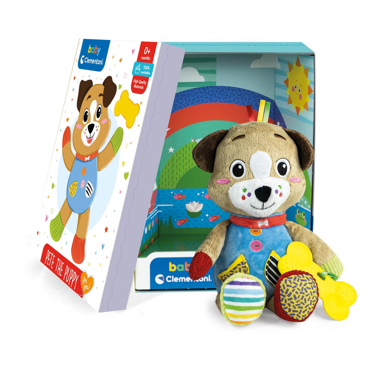 Clementoni baby pluchen coccole pete de cucciolo