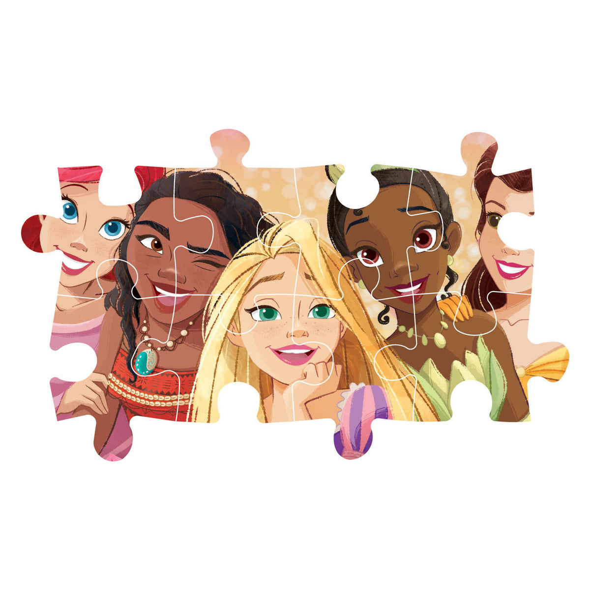 Clementoni maxi puzzle principessa disney, 24 pz.