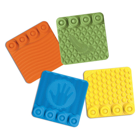 Clementoni soft clemmy - percorso sensoriale Miffy - giochi sensoriali - tappeto gioco - blocchi bebè e tappetino gioco - con blocchi impilabili in morbida schiuma - 6 - 36 mesi