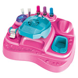 Clementoni Crazy Chic - Nail Studio per bambini - Smalti per bambini con adesivi, glitter e asciuga unghie - dai 6 anni