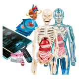 Gioco scientifico Clementoni - super anatomia - corpo umano - giocattoli educativi - da 8 anni