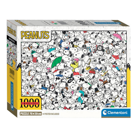 Clementoni - puzzle - 1000 pezzi - noccioline impossibili - puzzle per adulti