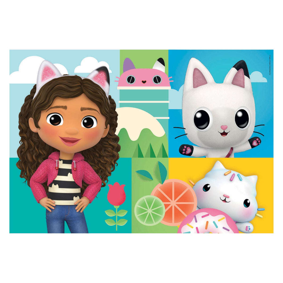 Clementoni puzzle casa delle bambole gabby, 30 pz.