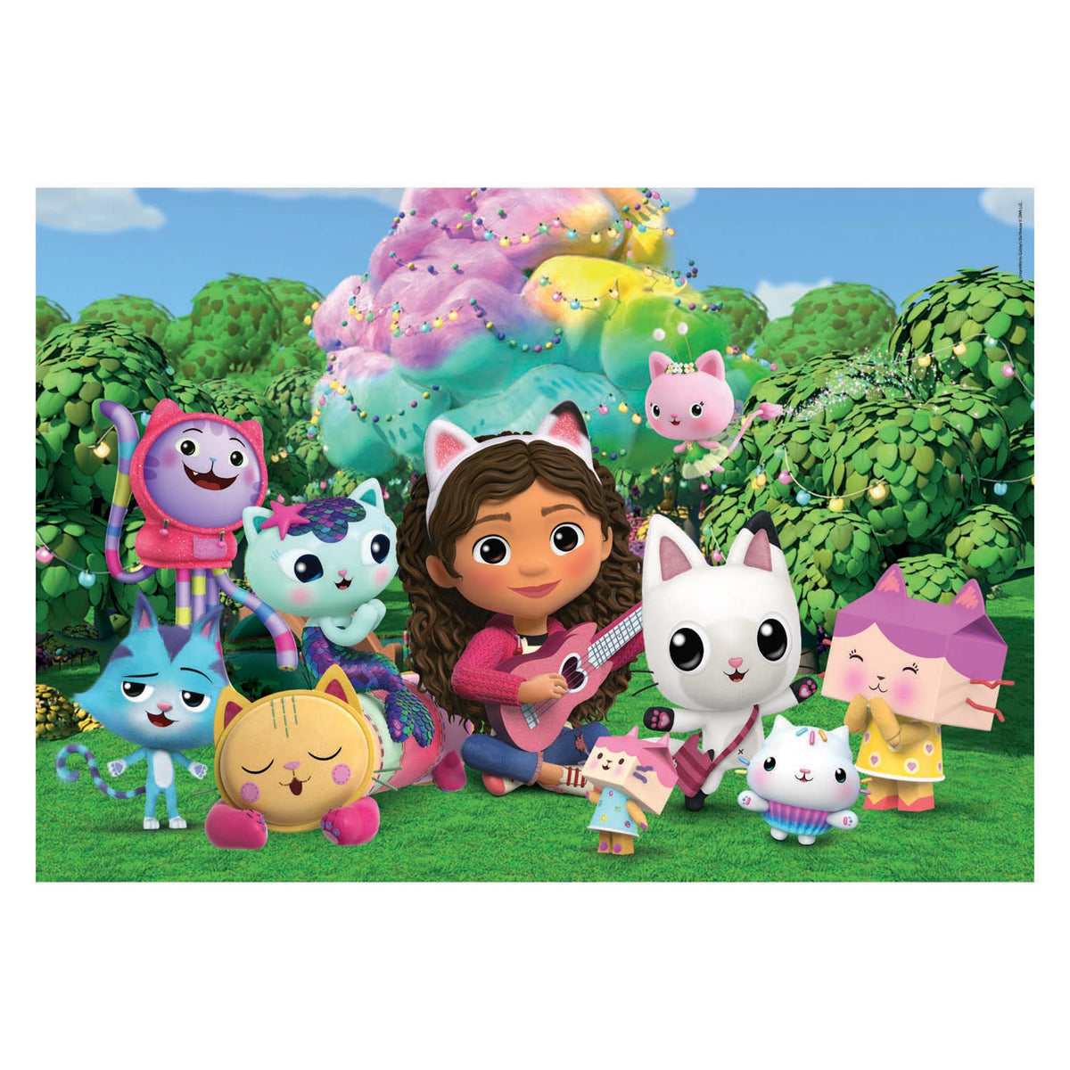 Clementoni puzzle supercolor gabbys casa delle bambole 24 maxi pezzi