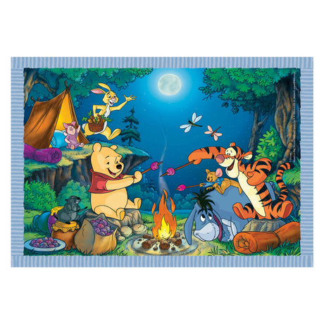 Clementoni puzzle colorato disney winnie the pooh, 4in1