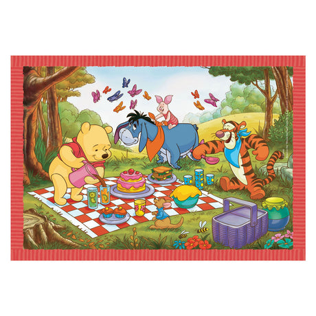 Clementoni puzzle colorato disney winnie the pooh, 4in1
