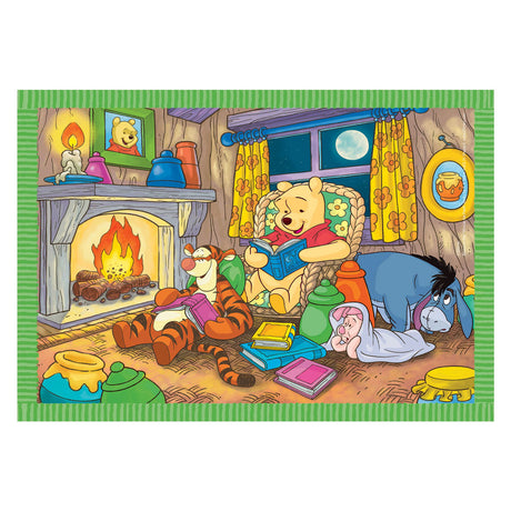 Clementoni puzzle colorato disney winnie the pooh, 4in1