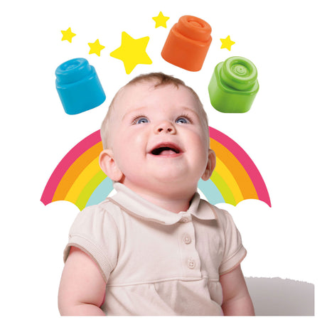Clementoni baby blocchi clemmy morbidi con custodia - 20pz.
