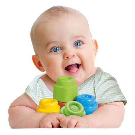 Clementoni baby blocchi clemmy morbidi con custodia - 20pz.
