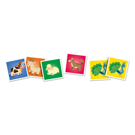 Clementoni - memory per bambini - animali della fattoria - 48 carte - gioco memory - giocattoli educativi - dai 4 anni