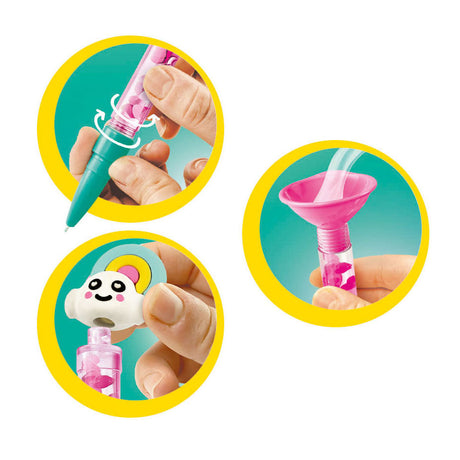 Idea Clementoni - penne glitter - confezione ricca di accessori - il regalo creativo - realizzare penne glitter - dai 6 anni