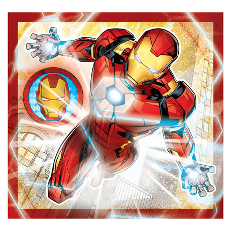 Puzzle clementoni puzzle super color quadra Marvel Avengers, 3x48st.