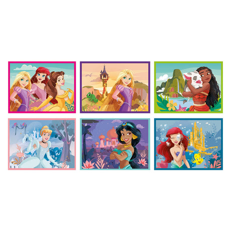 Puzzle a blocchi Clementoni principessa disney, 12 pz.