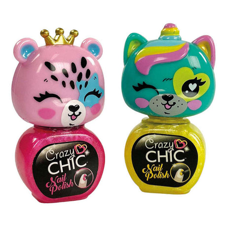 Clementoni Crazy Chic - Smalti Animali, 2 pz.