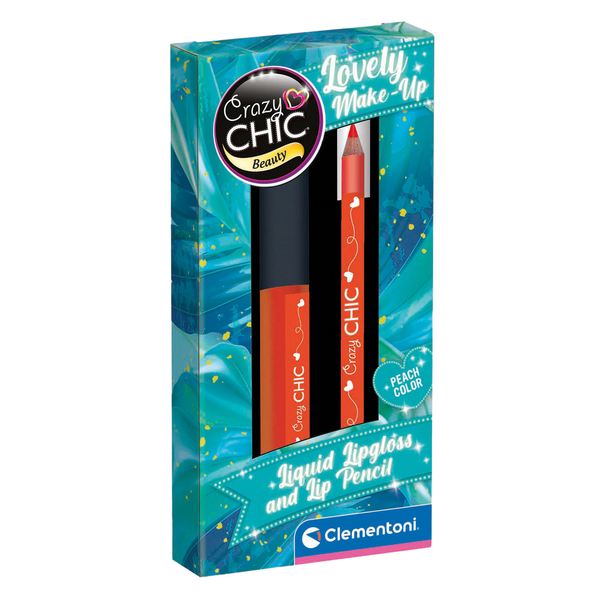 Lucidalabbra e matita labbra Clementoni Crazy Chic Orange