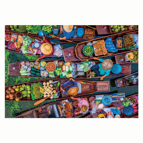 Puzzle Clementoni mercato galleggiante tailandese, 1000 pz.