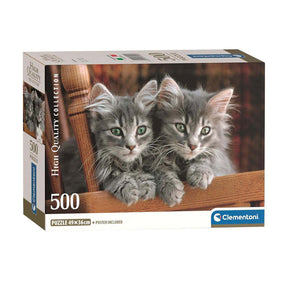 Puzzle Clementoni gattini, 500 pz.