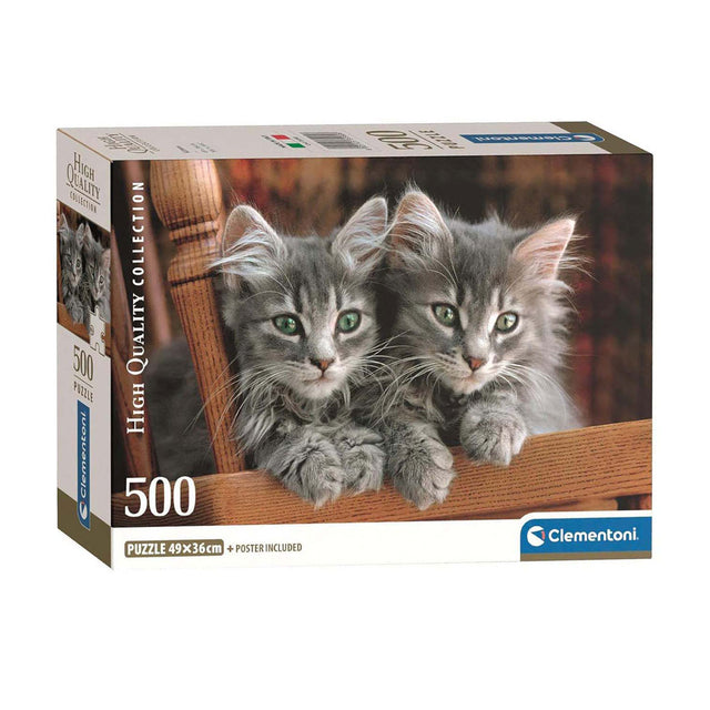 Puzzle Clementoni gattini, 500 pz.