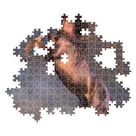 Puzzle Clementoni stallone rosso selvaggio, 500 pz.