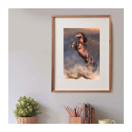 Puzzle Clementoni stallone rosso selvaggio, 500 pz.