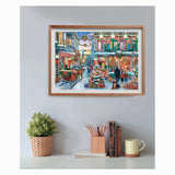 Puzzle Clementoni Puzzle natalizio 500 pezzi Poster del villaggio innevato.