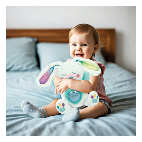 Clementoni - giocattolo per bebè - peluche con proiettore dell'aurora boreale - da 0 mesi