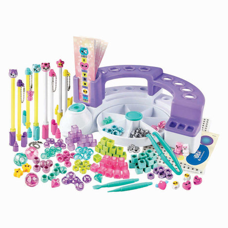 Idea Clementoni - Studio creazione penne - Confezione completa di accessori - Penne glitterate con messaggio - Il regalo creativo - dai 6 anni