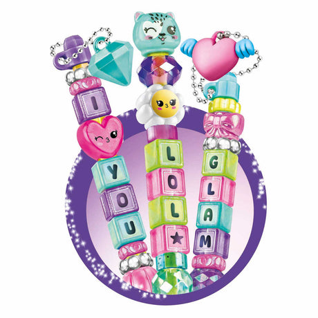 Idea Clementoni - Studio creazione penne - Confezione completa di accessori - Penne glitterate con messaggio - Il regalo creativo - dai 6 anni