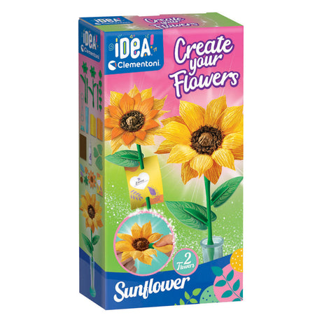 L'idea Clementoni crea i tuoi fiori: girasole