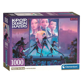 Puzzle Clementoni kpop cacciatori di demoni - 1000 pz.
