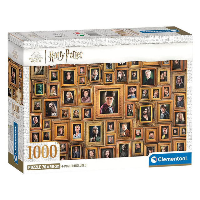 Clementoni - puzzle - 1000 pezzi - impossibile harry potter