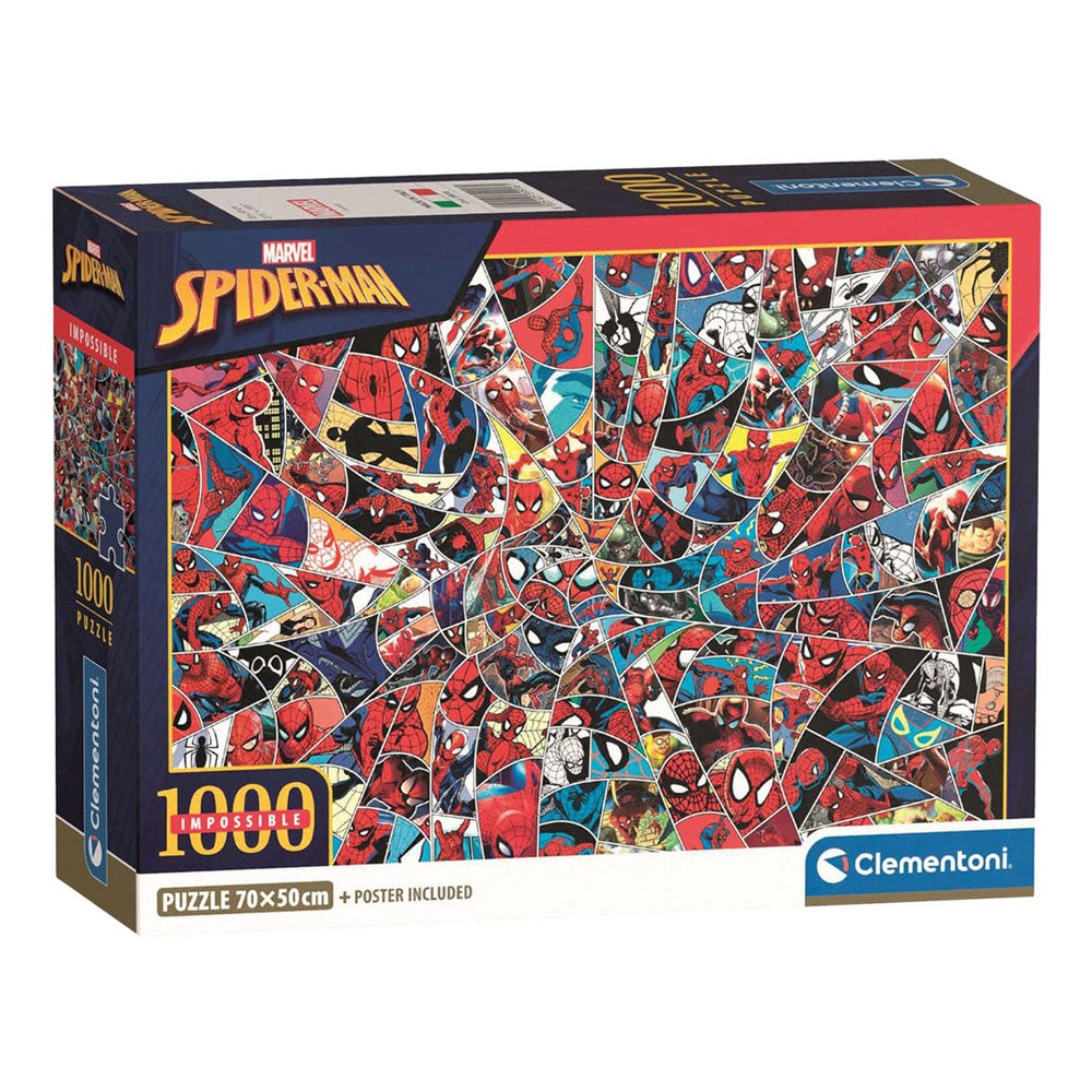 Clementoni puzzle impossibile marvel spiderman - 1000 pz.