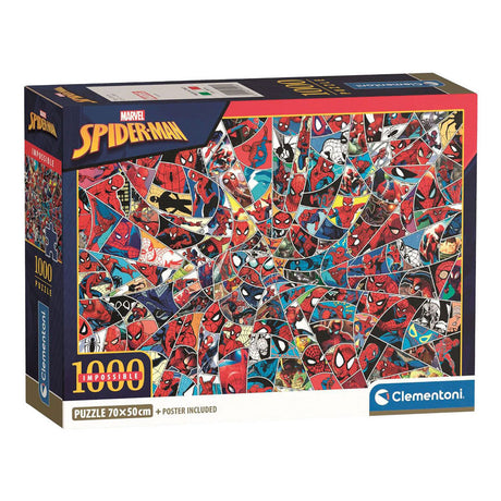 Clementoni puzzle impossibile marvel spiderman - 1000 pz.