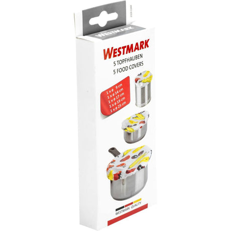 La copertura Westmark copre 5 pezzi ø9 14 17 19 25 cm in plastica