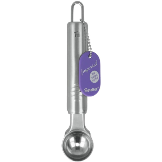 Utensili da cucina Metaltex scavino melone in acciaio inox argento 17,5 cm accessorio da cucina.