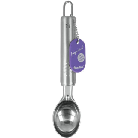 Cucchiaio da gelato imperiale Metaltex in acciaio inossidabile 19,5 cm