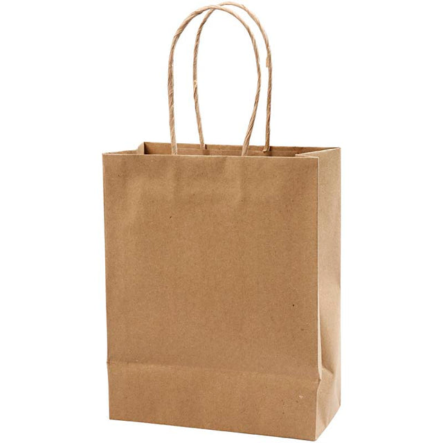 Azienda creativa https: www.cchobby.nl sacchetti-di-carta-h-23-cm-l-18x9-cm-125-gr-marrone-10-pezzi-1-scatola