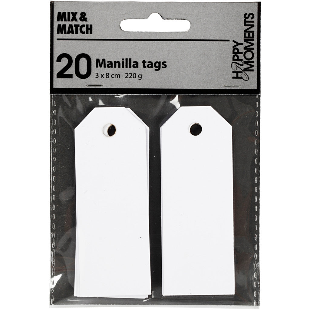 Azienda creativa https: www.cchobby.nl manilla-labels-size-3x8-cm-220-gr-white-20-piece-1-box