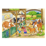 Puzzle Ravensburger Happy Farm Life - 2x24 pezzi - puzzle per bambini
