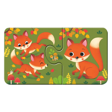 Gli animali Ravensburger e i loro piccoli - i miei primi puzzle - 9x2 pezzi - puzzle per bambini