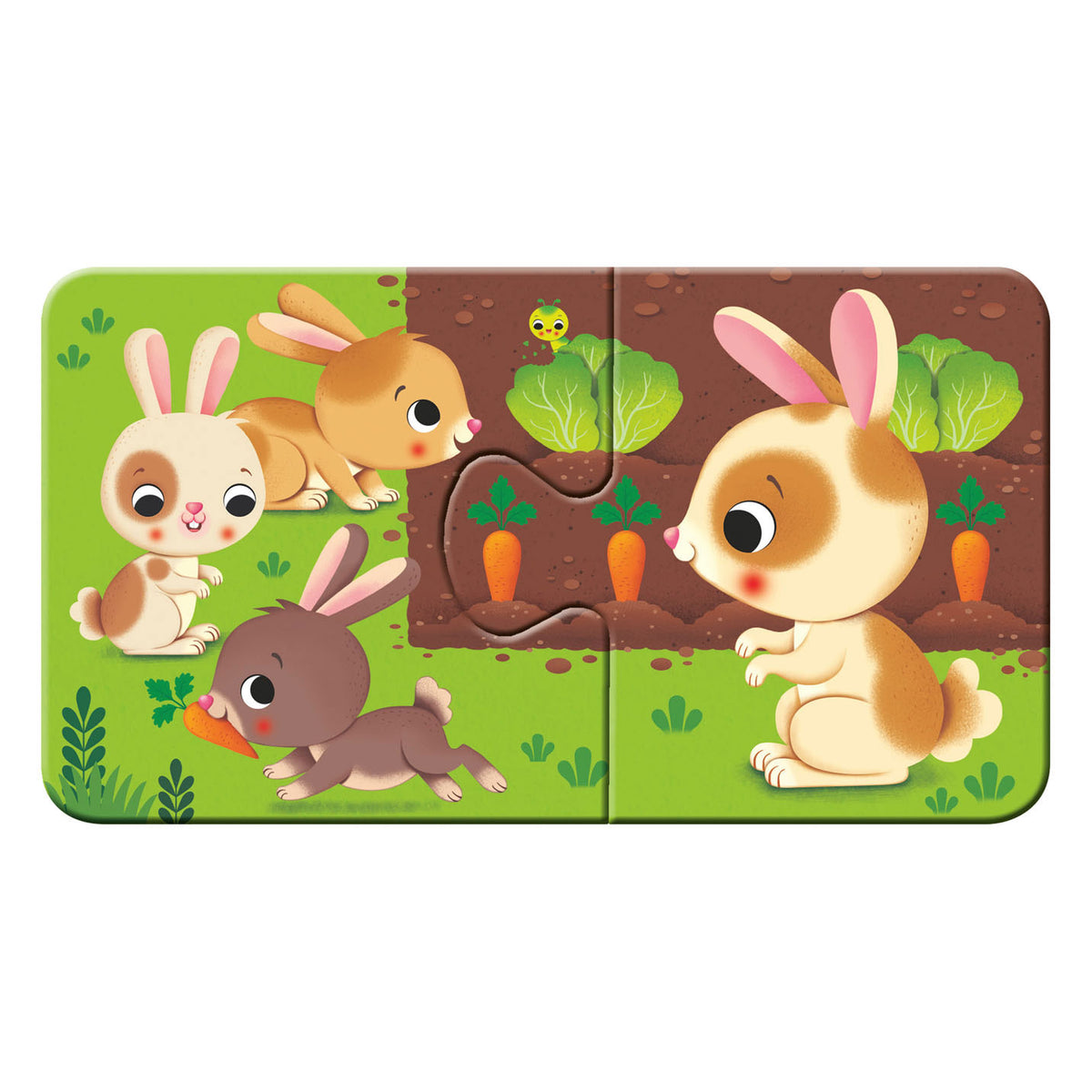Gli animali Ravensburger e i loro piccoli - i miei primi puzzle - 9x2 pezzi - puzzle per bambini