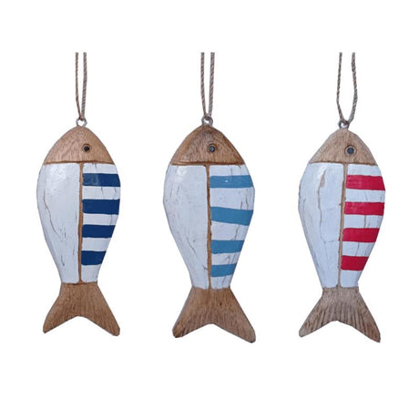 Cosydecor Appendino per pesci in legno 16x6x2cm Appendino per pesci in legno 16x6x2cm