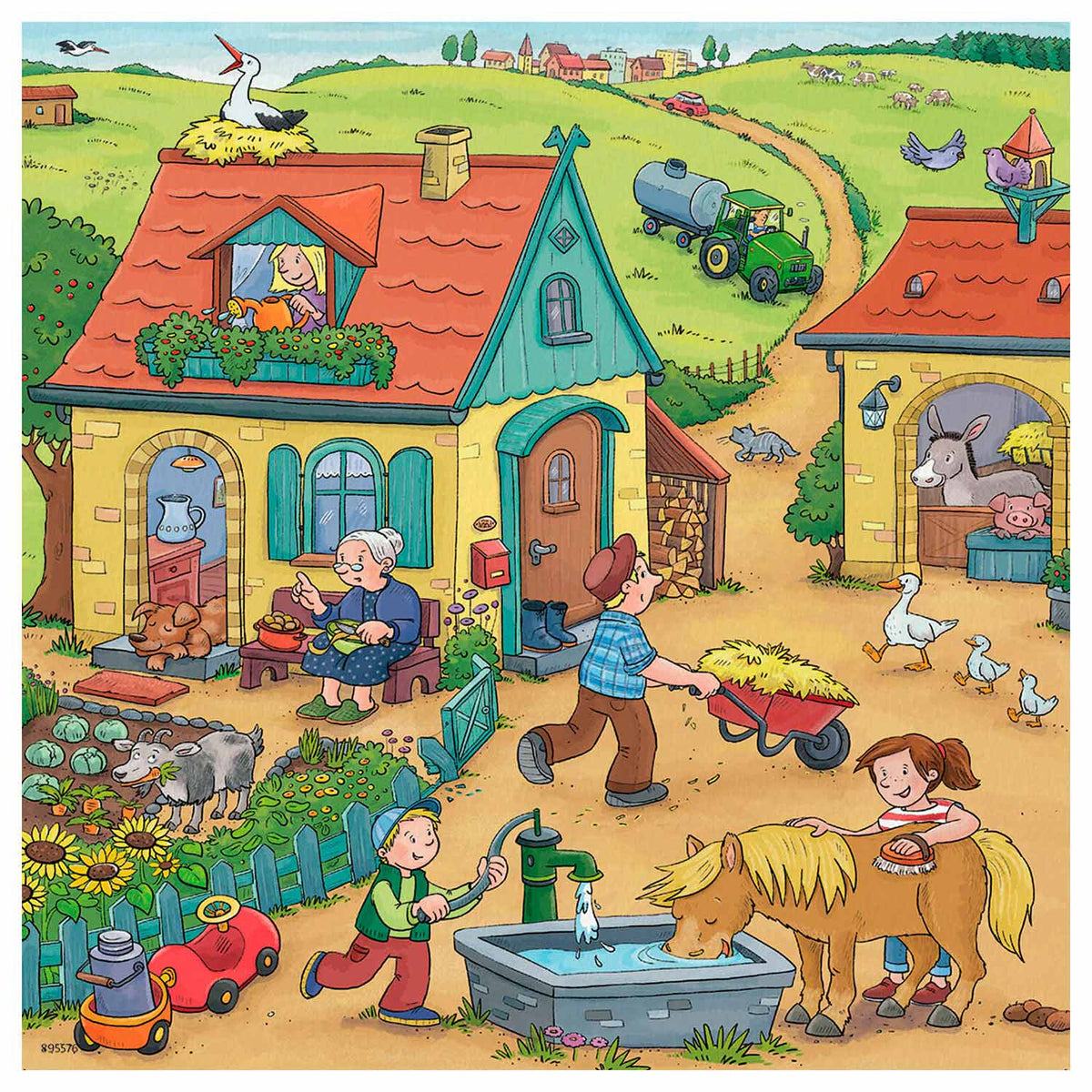 Ravensburger Puzzle Farm - 3x49 pezzi - puzzle per bambini