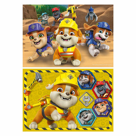 Puzzle Ravensburger Paw Patrol Rubble Crew - 2x12 pezzi di cartone.