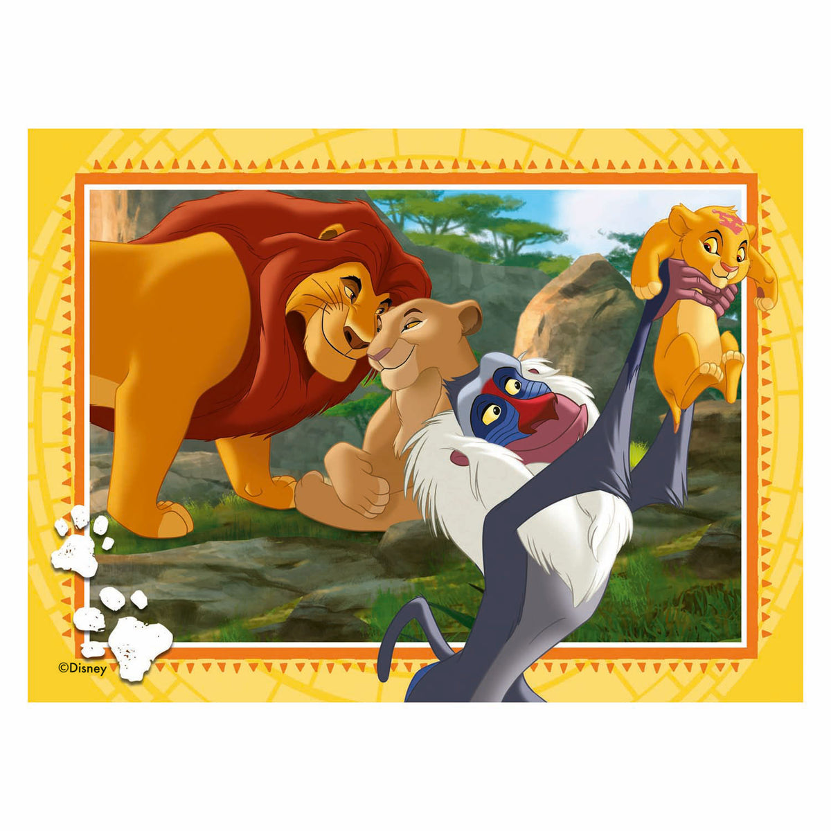 Puzzle 4 in 1 Ravensburger il re leone