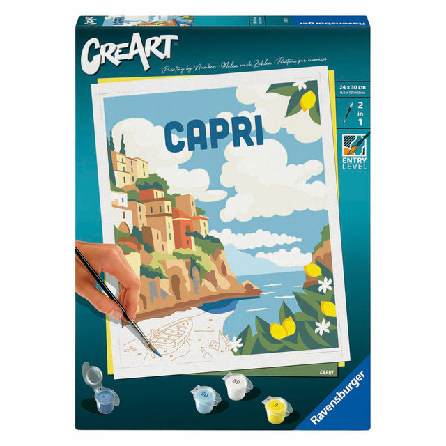 Ravensburger creart dipingi per numero - capri